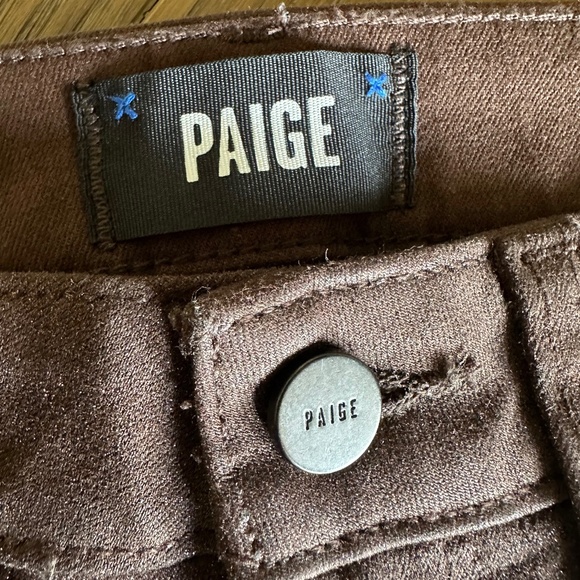 PAIGE Claudine in Bronze Shimmer Luxe Coating - Picture 6 of 14